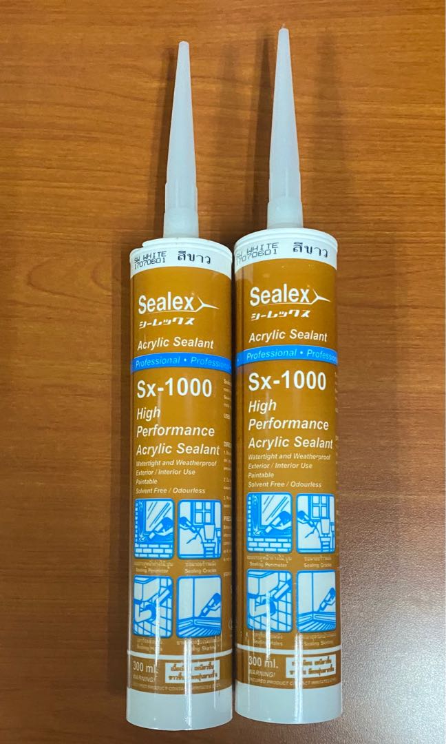 Sealex Acrylic Sealant SX1000, Everything Else on Carousell
