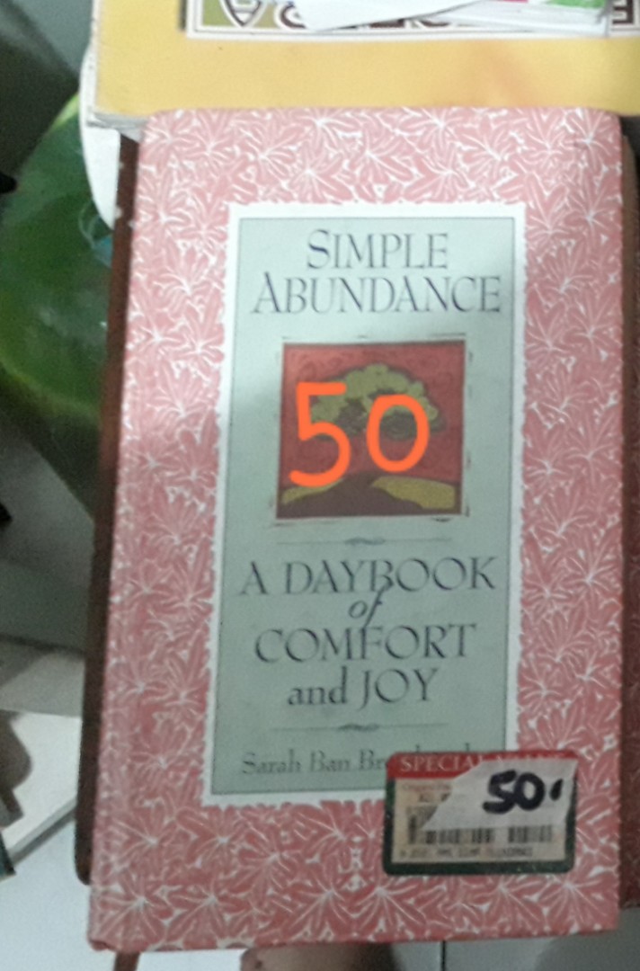 Simple Abundance A Daybook Of Comfort And Joy Books Books On Carousell