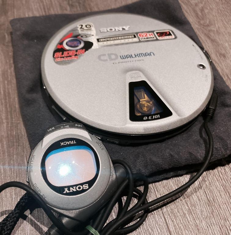 Sony CD Walkman Discman DEJ01 20th Anniversary model 二十周年紀念型號+電池盒, 音響