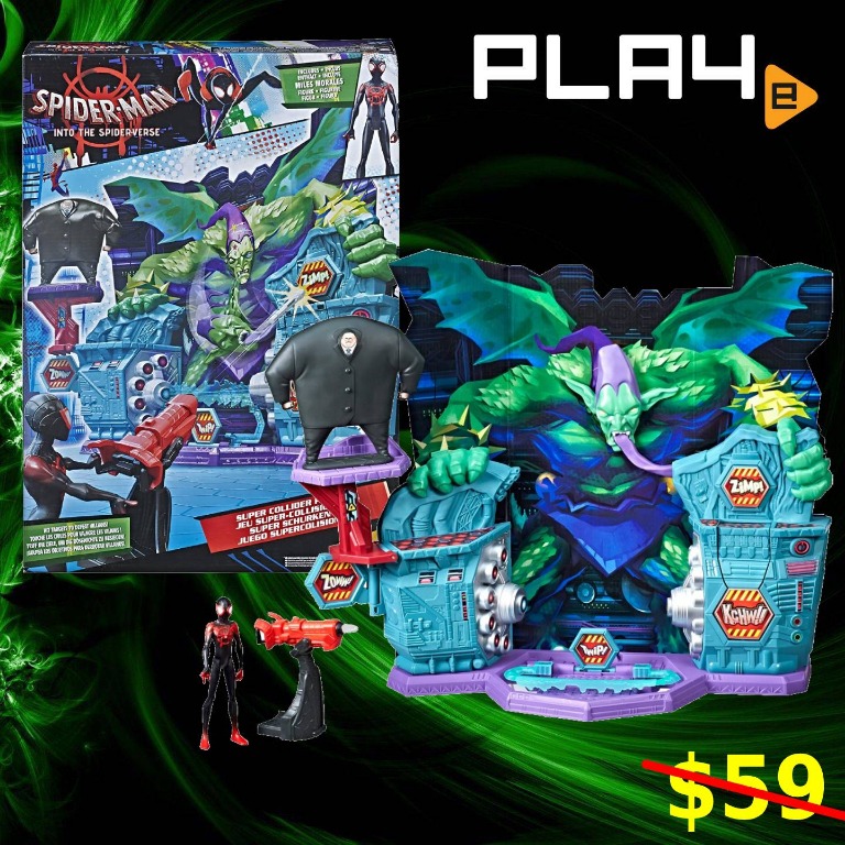 Spider-Man Into The Spider-Verse Collider Playset (7018830) Brand New ...
