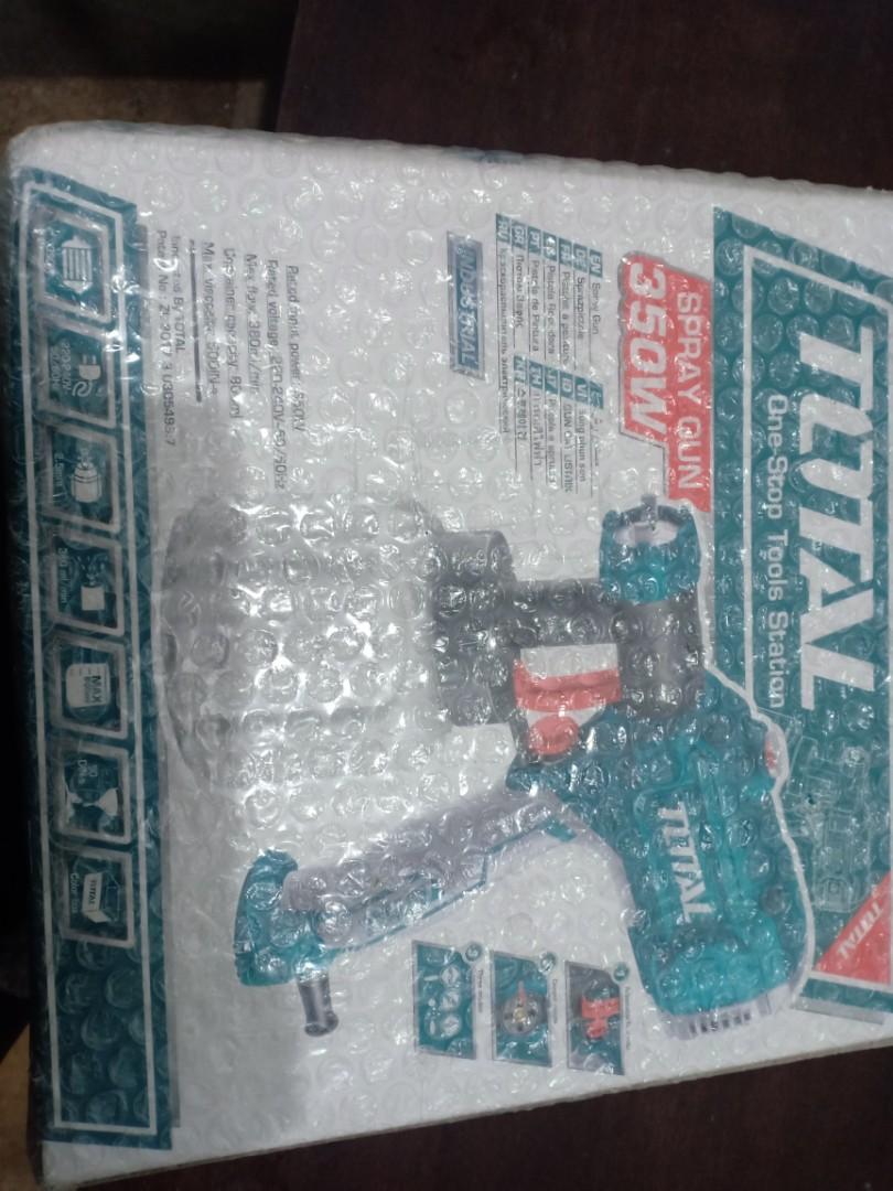 Spray gun (Category: Hose and Watering Devices) located in Quezon City. Submitted by kimpossibleme (Listing ID 1043421660, Image 2). Description: never used. rfs: decided to hire painter instead..