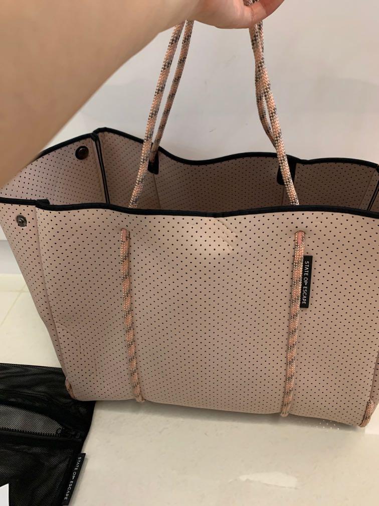 State of escape blush tote bag