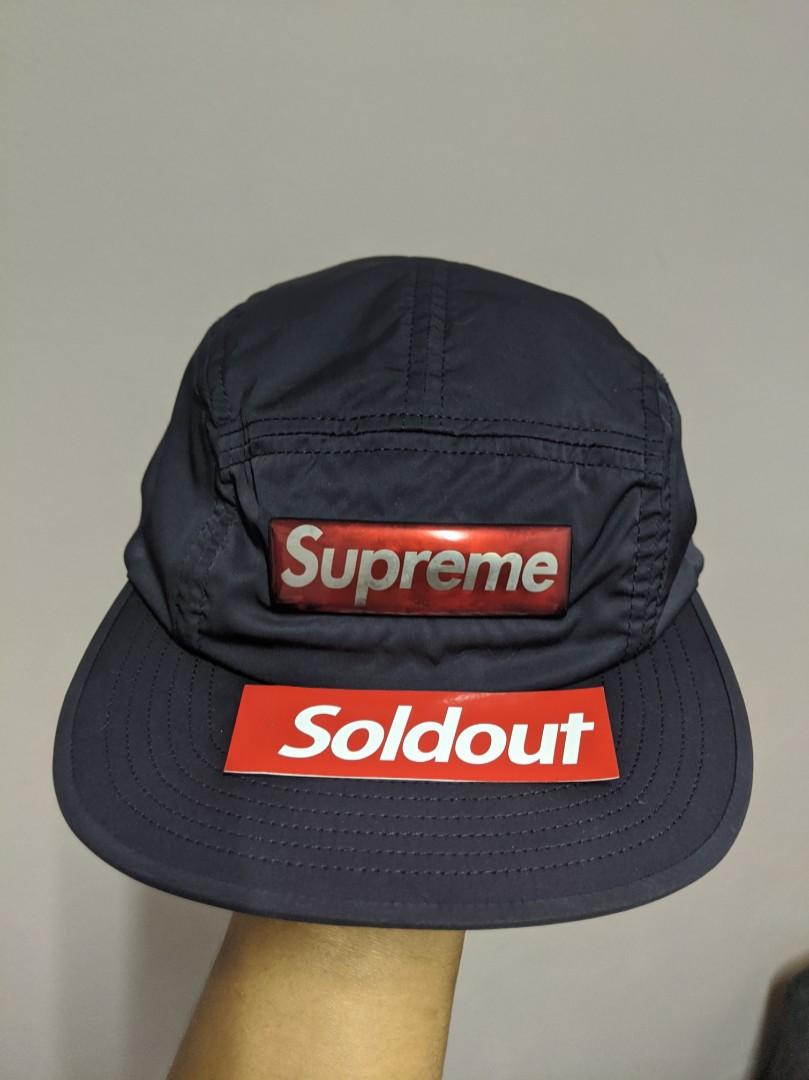 Supreme liquid metal logo camp cap fw17 Men s Fashion Watches