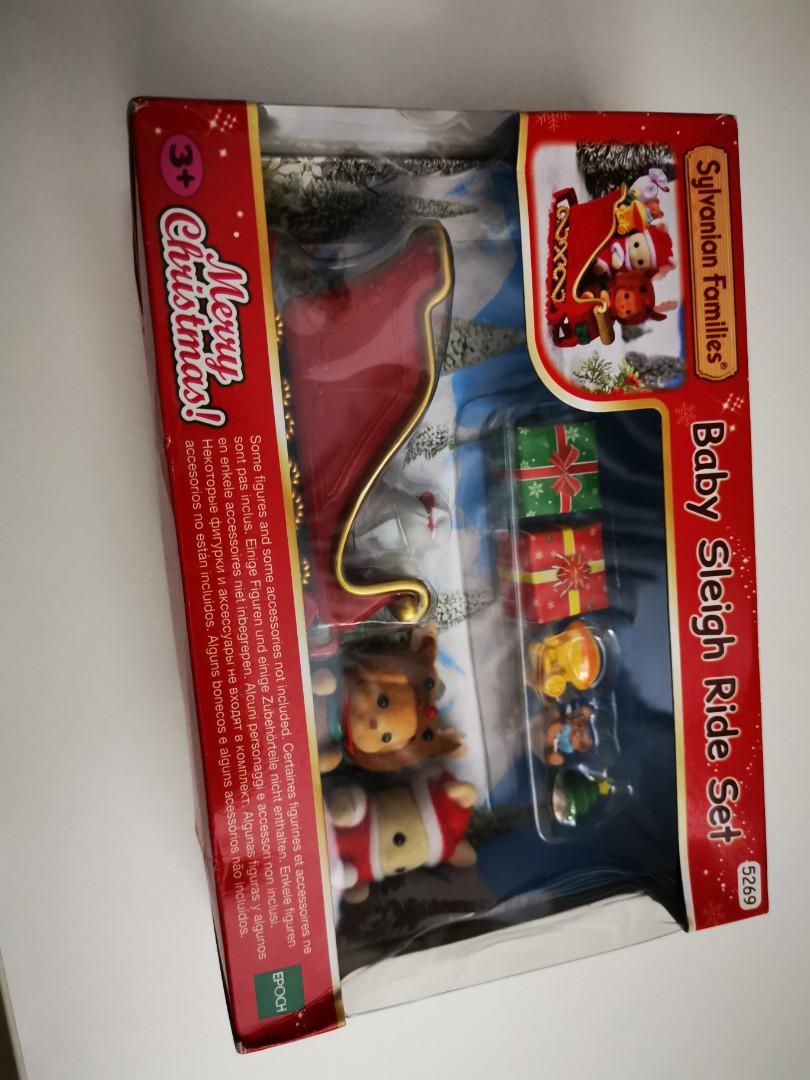 Baby sleigh ride set sylvanian families top