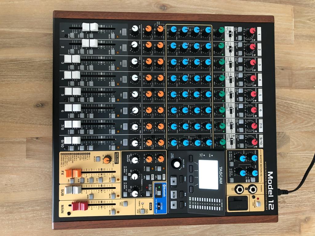 Tascam Model 12 Multitrack Recording Mixer to Soundcraft