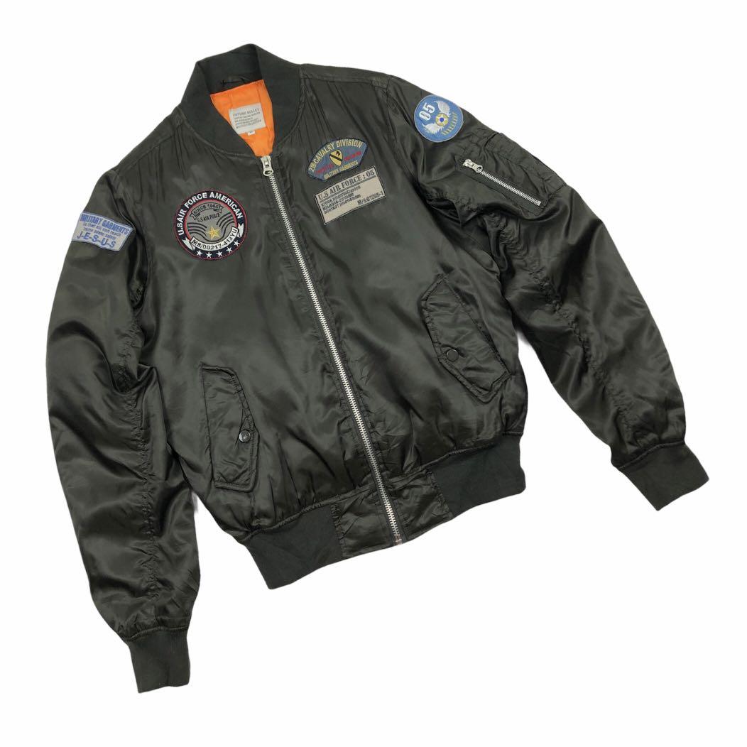 Us Air Force Military Patches Bomber Jacket Men s Fashion Coats