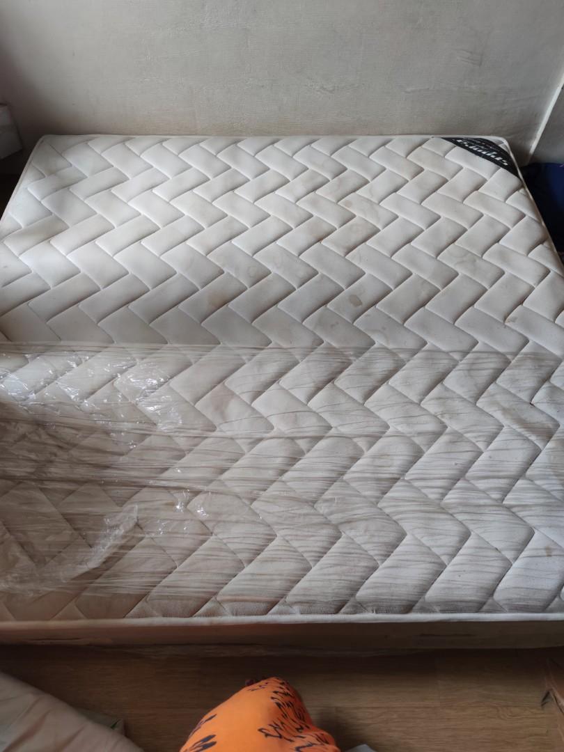 Donation Used 7 Inches Bonnel Spring King Size Mattress Furniture Home Living Furniture Bed Frames Mattresses On Carousell