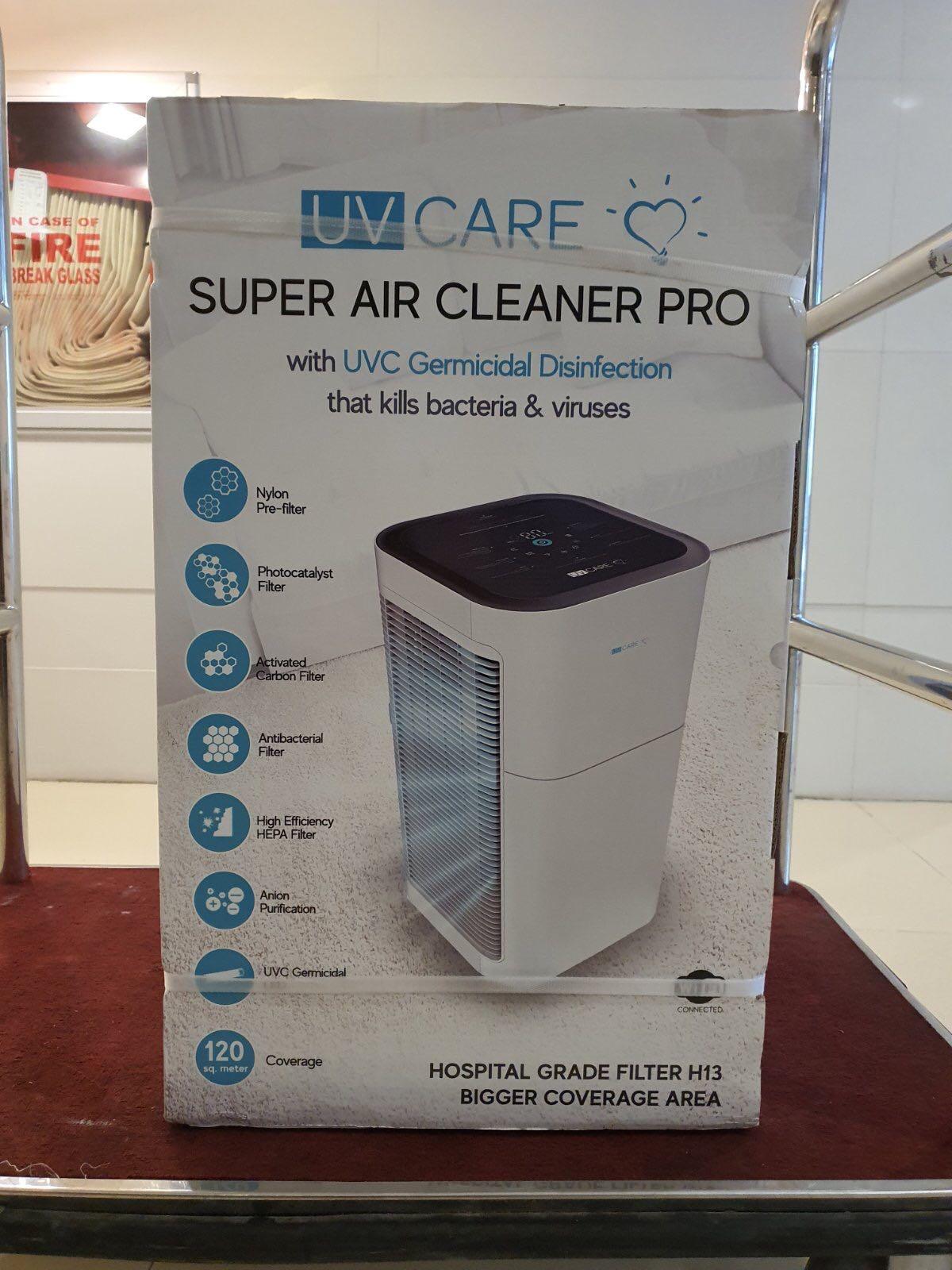 Uv care super air cleaner shop pro