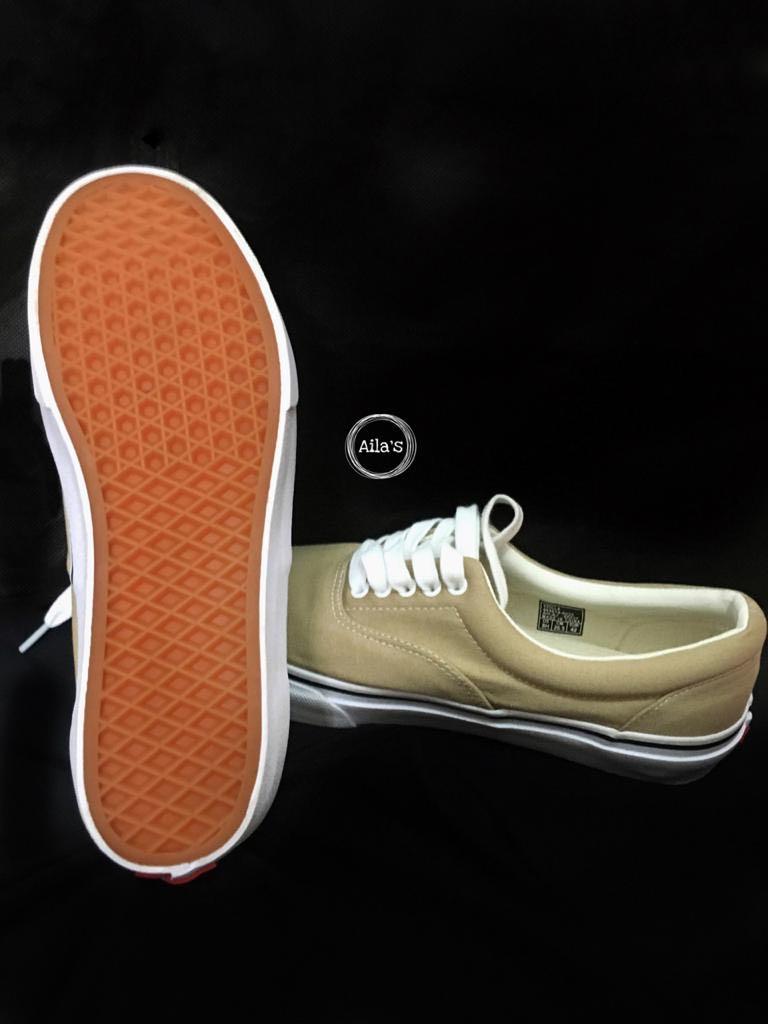 beige brown vans