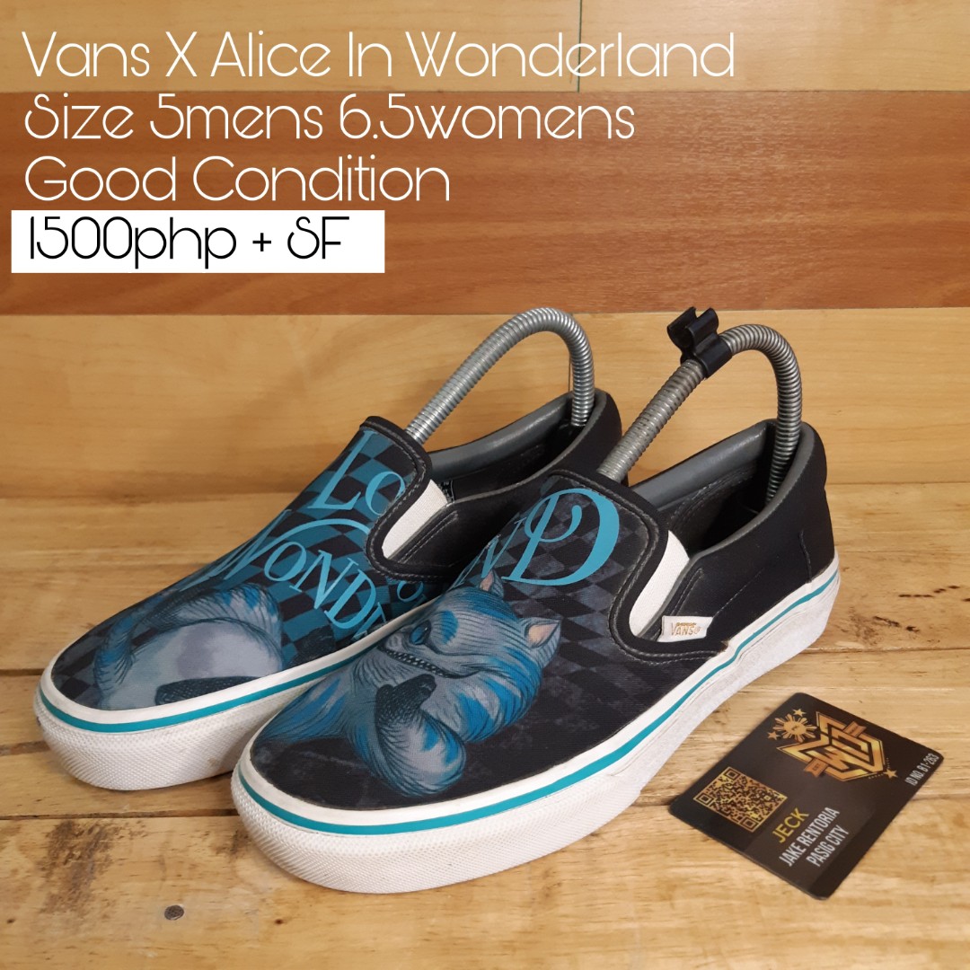 alice in wonderland vans size 8