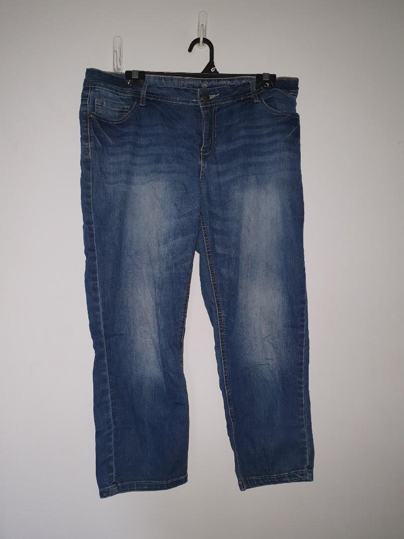 size 14 jeans waist in inches