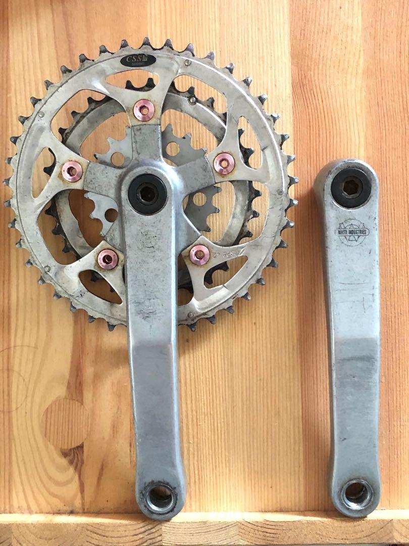 WHITEINDUSTRIES クランク 170mm OLD MTB PCD94（WHITE