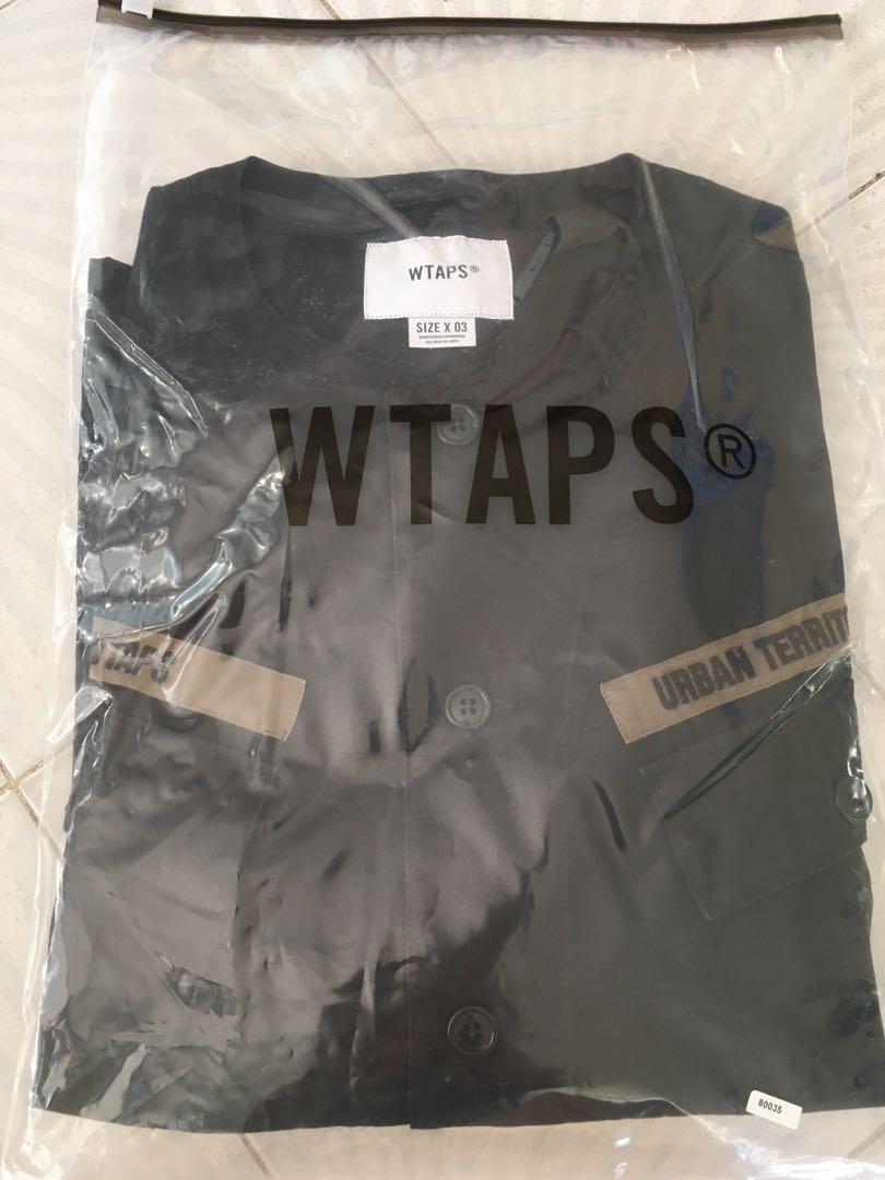 Wtaps 20AW Scout LS Cotton Shirt Black size L, 女裝, 上衣, T-shirt