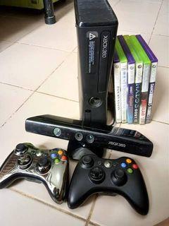Xbox 360 with 2 wireless controller, kinect