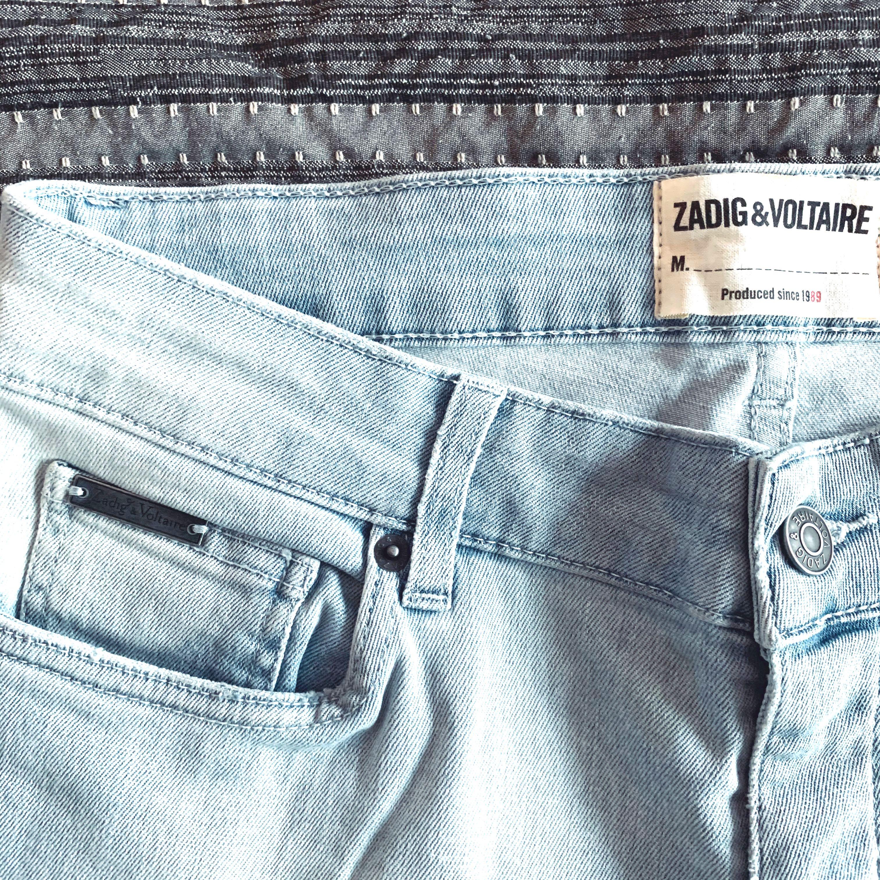 zadig and voltaire mens jeans