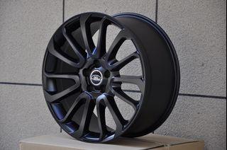 21 inch matt black OE design Range Rover rims