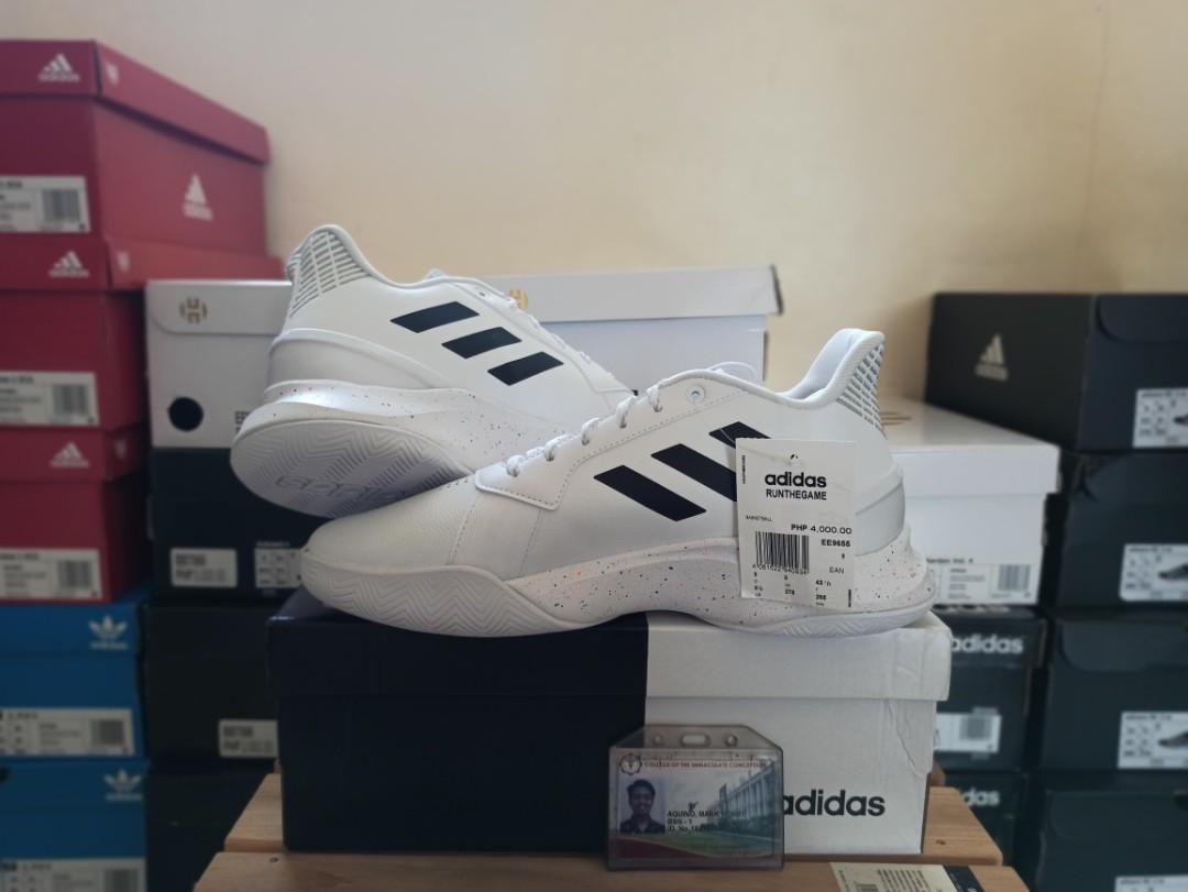 Adidas run the game sales white
