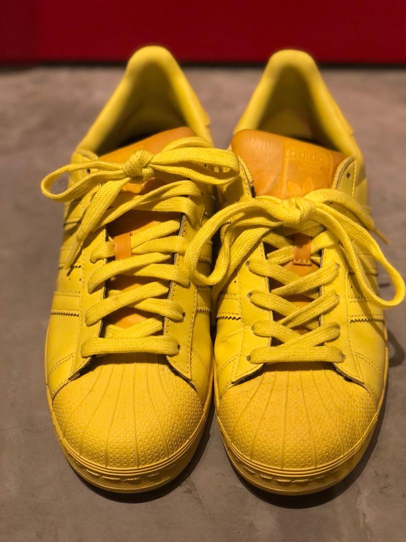 Adidas superstar pharrell shop yellow