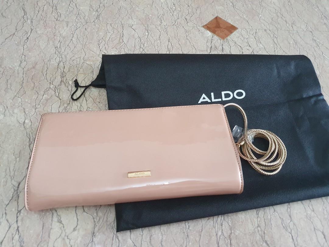 Aldo hotsell pink clutch