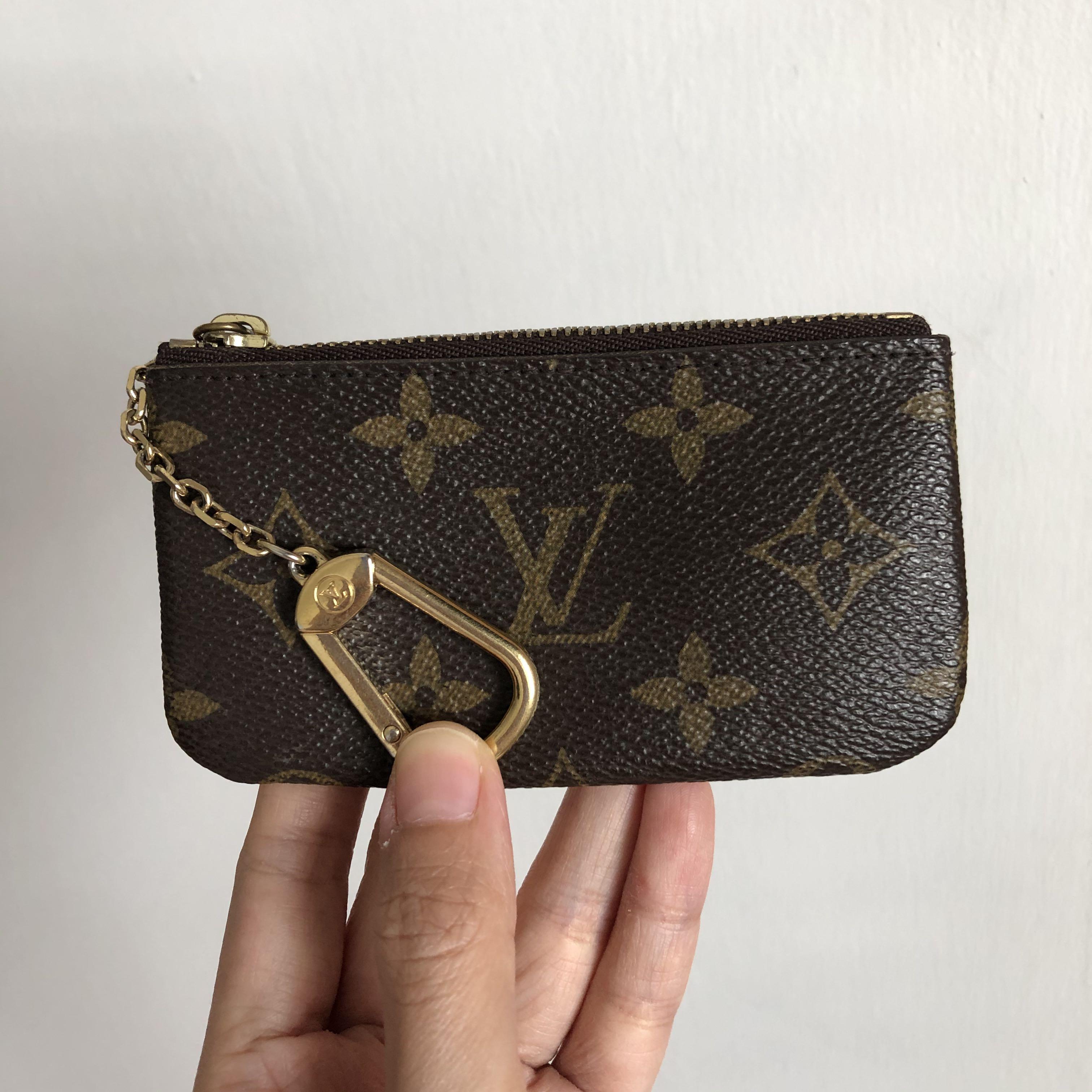 Authentic Louis Vuitton LV Monogram Key Pouch M62650