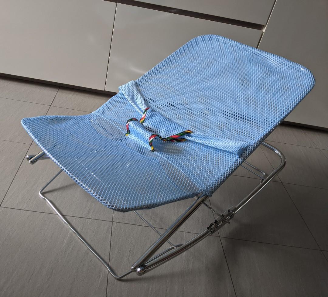 Baby Bouncer Net rocker suitable for SG weather with full chrome body