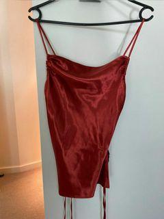 Bardot Satin Cowl Cami top