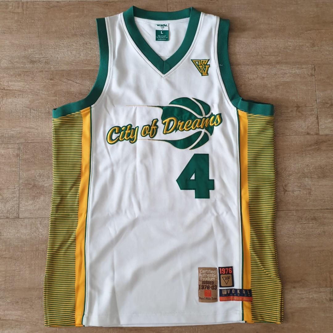 Basketball Jerseys (Category: Tshirts & Polo Shirts) located in Singapore. Submitted by h3lm1 (Listing ID 1043576216, Image 4). Description: Basketball Team Jerseys ALL AUTHENTIC ALL EMBROIDERED $220 for ALL 5 JERSEYS Individually selling at prices below:- HARLEM GLOBETROTTERS - $60 VOKAL - $60 VIKINGS - $30 NIKE CLEVELAND CAVALIERS - $40 NIKE LA LAKERS - $60.