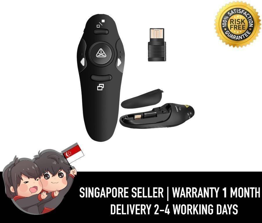 Beboncool Wireless Presenter Clicker RF 2.4GHz Remote Presentation USB