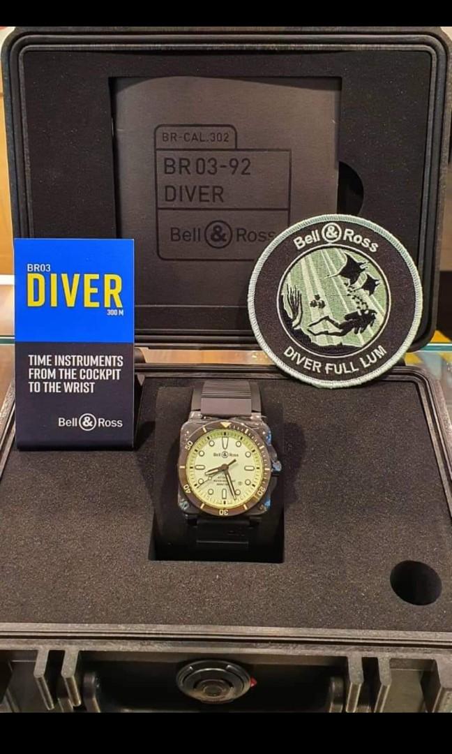 Bell & ross diver full lum best sale