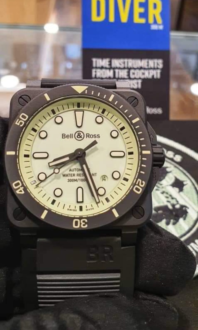 Bell \u0026 Ross BR 03-92 Diver Full Lum 