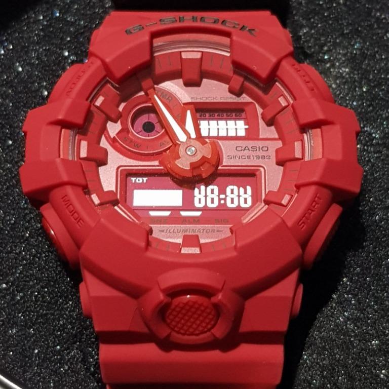 Limited Edition GA700. GA 700. series. GA735. GA 735C 4A. Red Out. 35th Anniversary. Casio. G shock