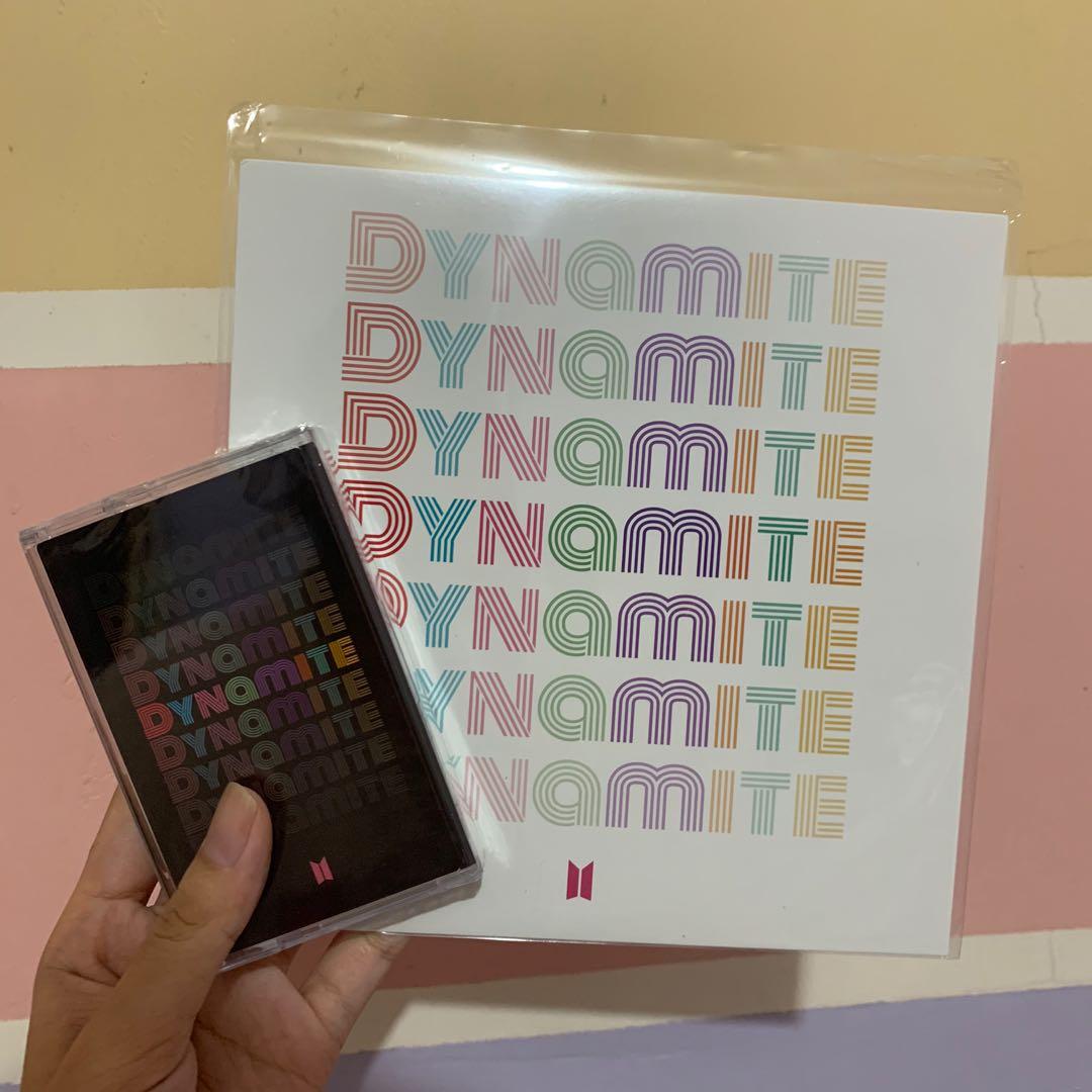 Bts Dynamite Vinyl And Casette Onhand Us Release Rm Namjoon Seokjin Yoongi Suga Jhope Hobi Hoseok Jimin Taehyung V Jungkook Jk K Wave On Carousell