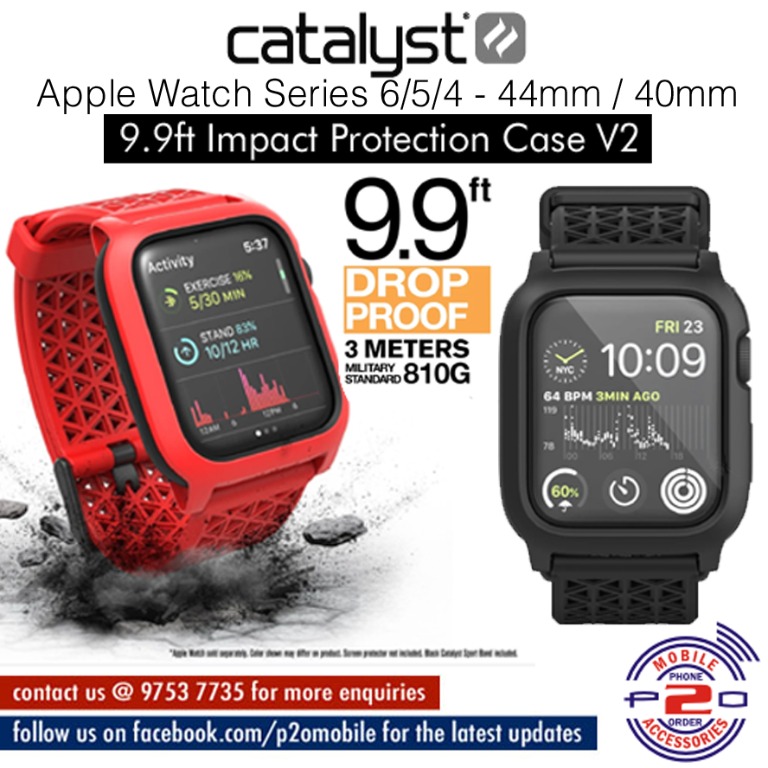 Catalyst Impact Protection V2 44mm 40mm Apple Watch Series 6 5 4 Mobile Phones Tablets Mobile Tablet Accessories Cases Sleeves On Carousell