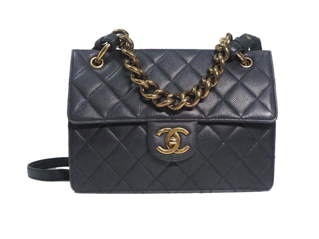 Chanel caviar chain bag clearance