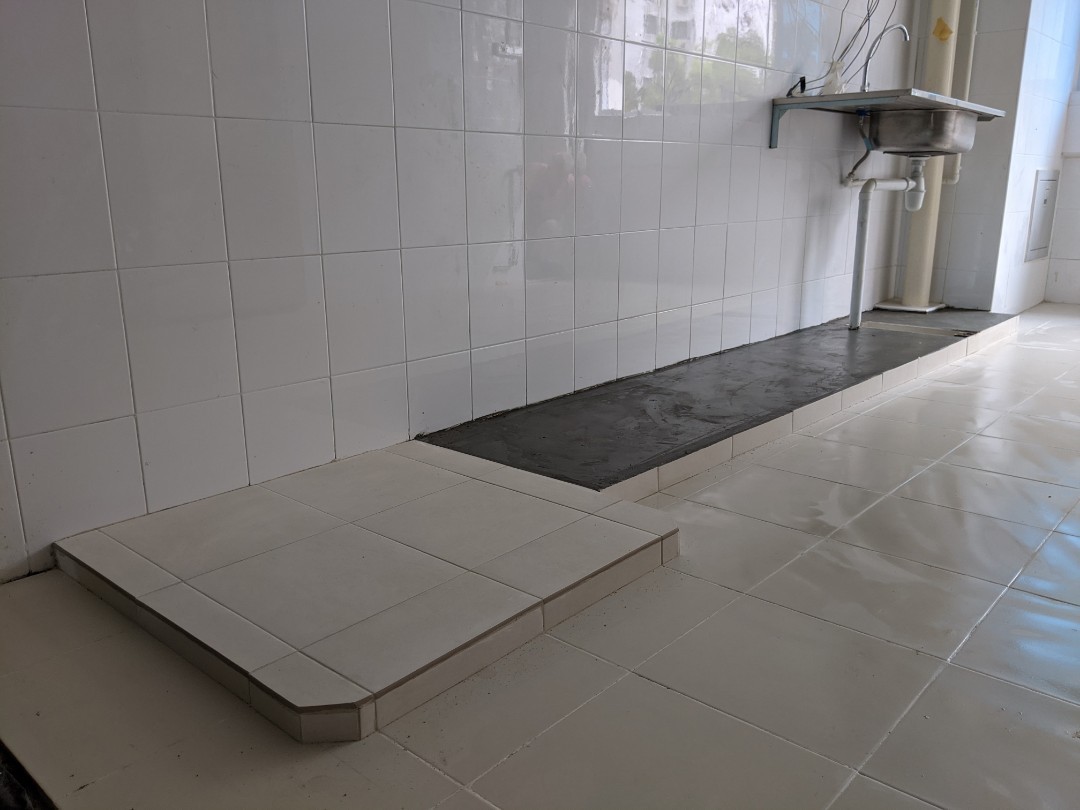 Kitchen Renovation Construct Kitchen Cement Concrete