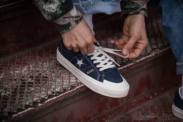 Converse One Star Pro Alexis Sablone Court Blue & White Skate Shoes Sample  Copy Collectors Item, Men's Fashion, Footwear, Sneakers on Carousell