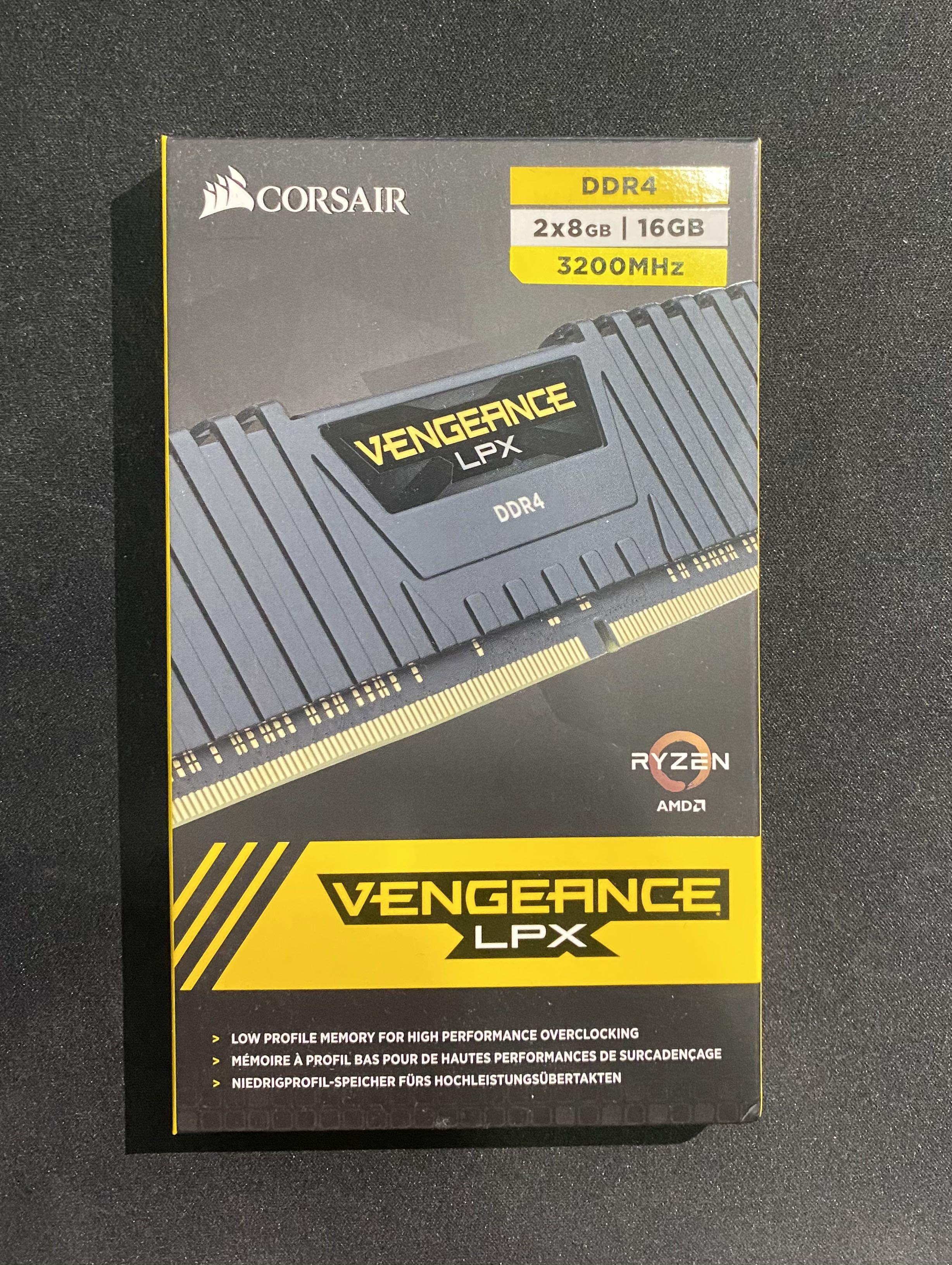 Corsair Vengeance LPX DDR4 16GB RAM RYZEN Certified Computers Tech Parts Accessories Networking on Carousell