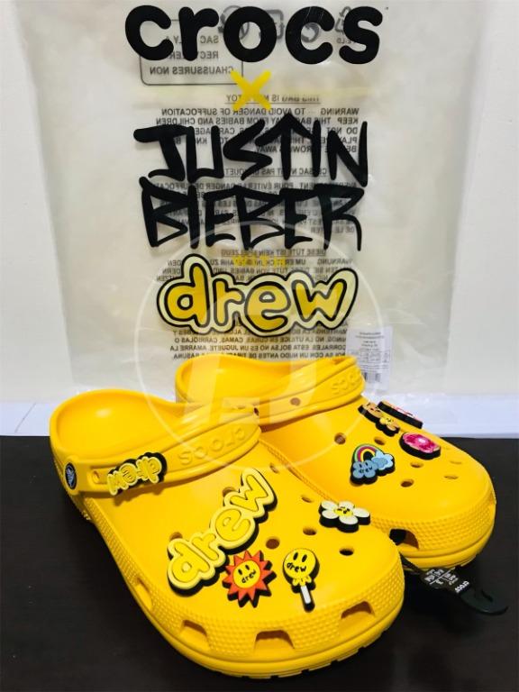 justin bieber drew crocs