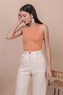 DEMI RACERCUT TOP (APRICOT)
