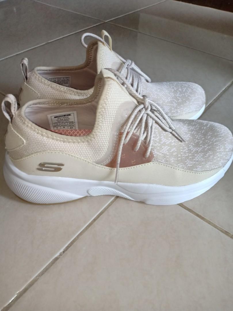 Skechers cream shoes online