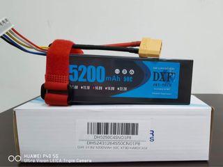 DXF 4S LiPo Battery 5200 mah 50C Rating