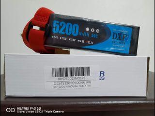 DXF 6S LiPo Battery 5200 mah 50C Rating