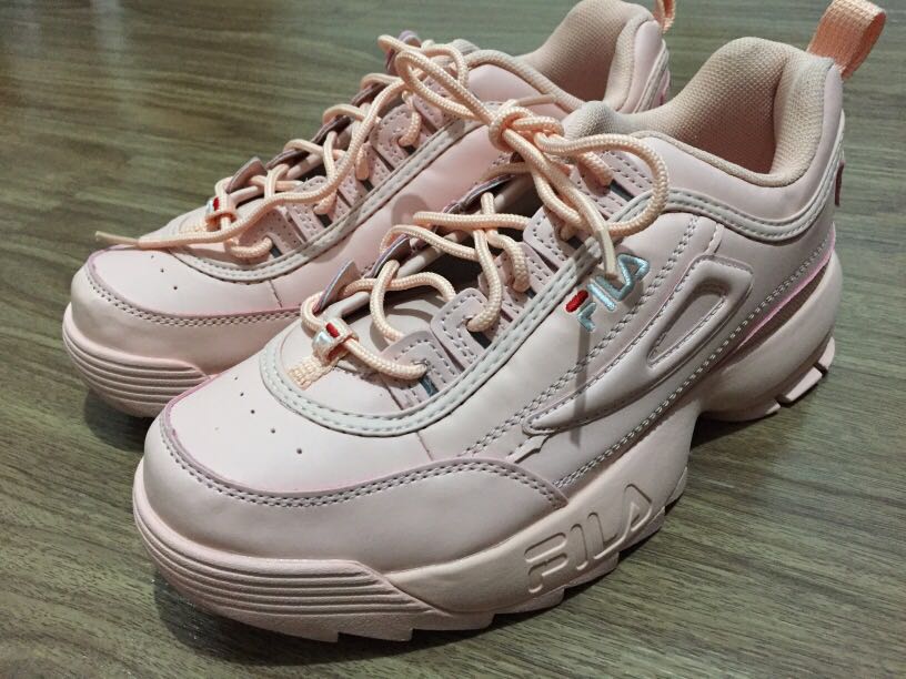 fila disruptor ii pink shoes