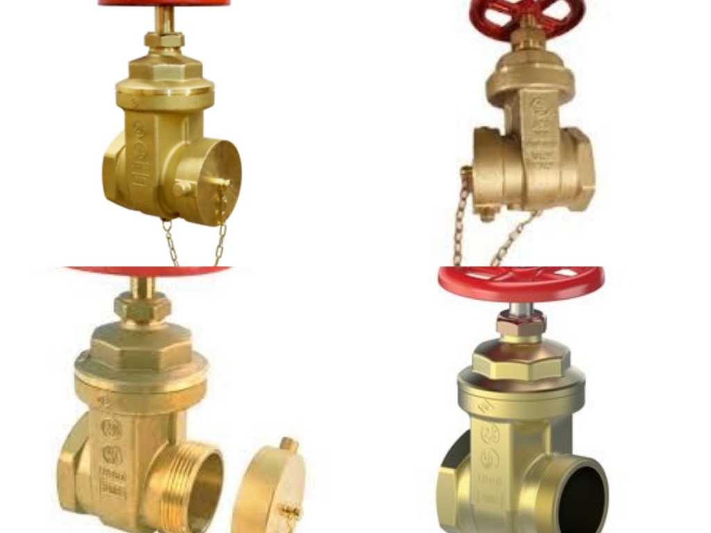 Fire Hose Gate Valve with Cap and Chain, Commercial & Industrial