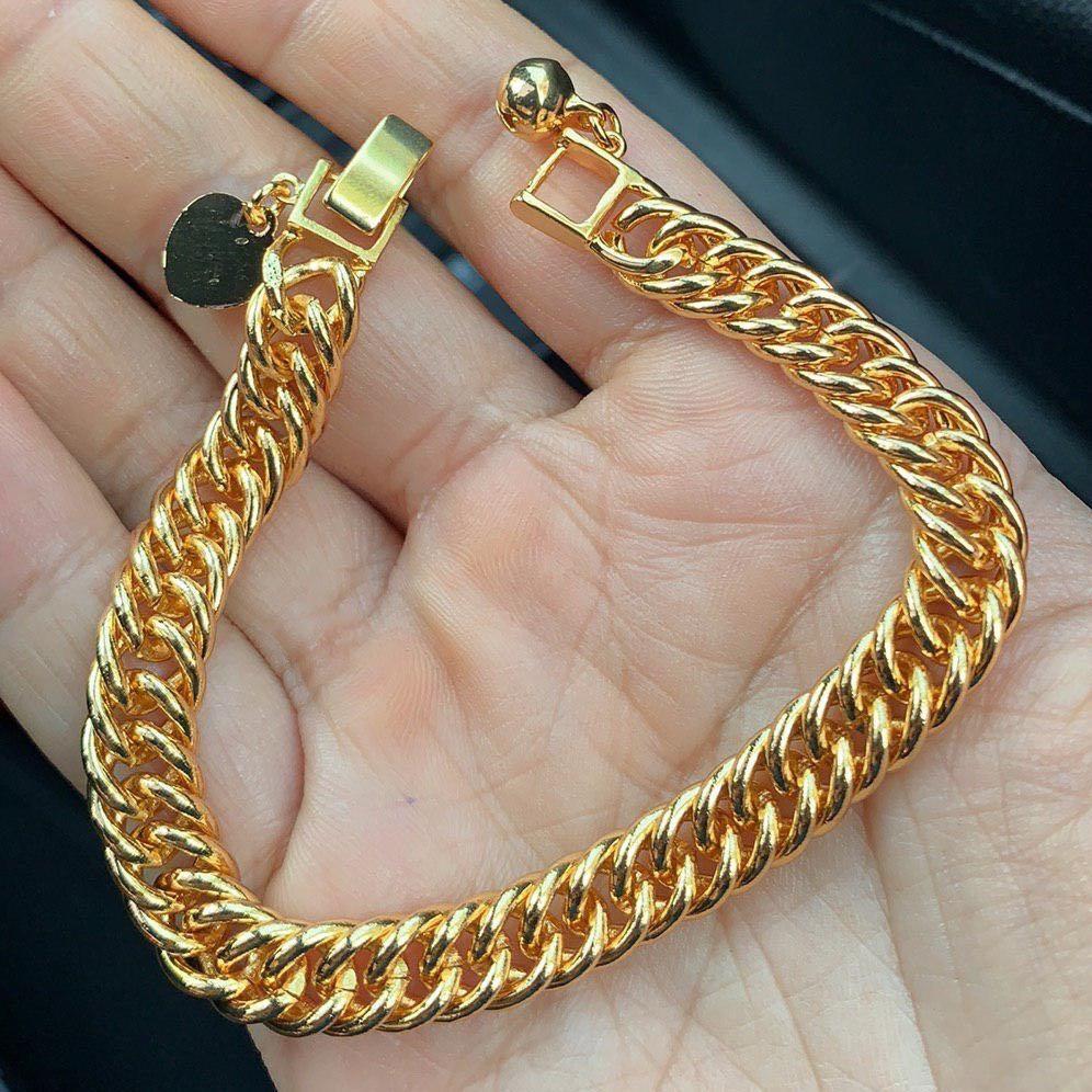 Gelang Tangan Lipan Rapat Emas Korea 24k Women S Fashion Jewellery On Carousell