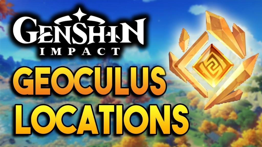 Genshin Impact Geoculus Collect Service Video Gaming Video Games On Carousell