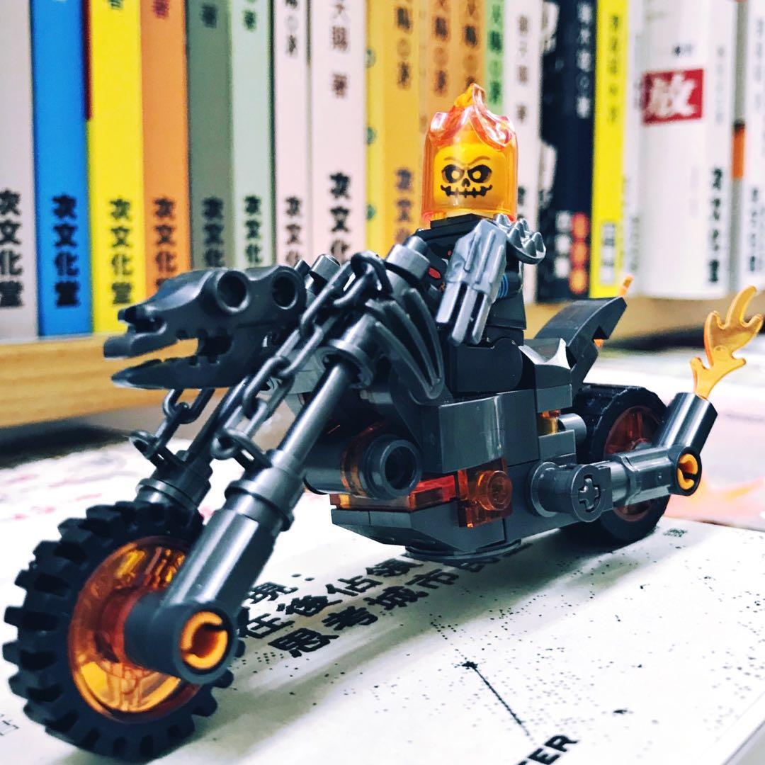 COSMIC GHOST RIDER 连摩托moc 第三方人仔minifigure, 興趣及遊戲