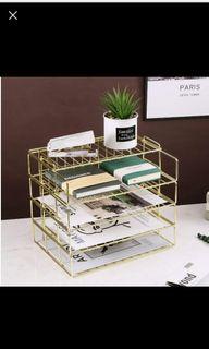 Large Gold paper tray (4 tier)