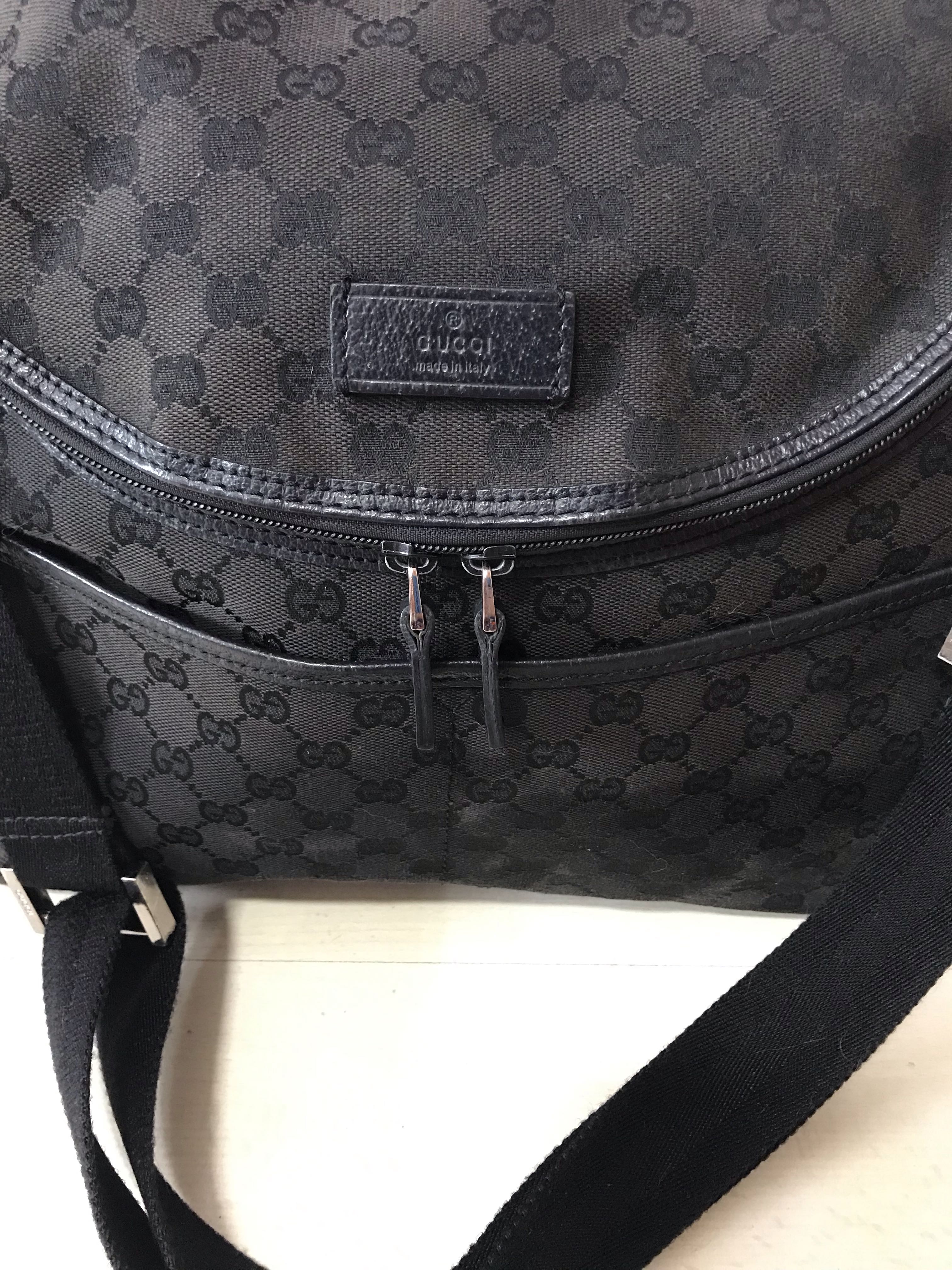 gucci monogram black bag