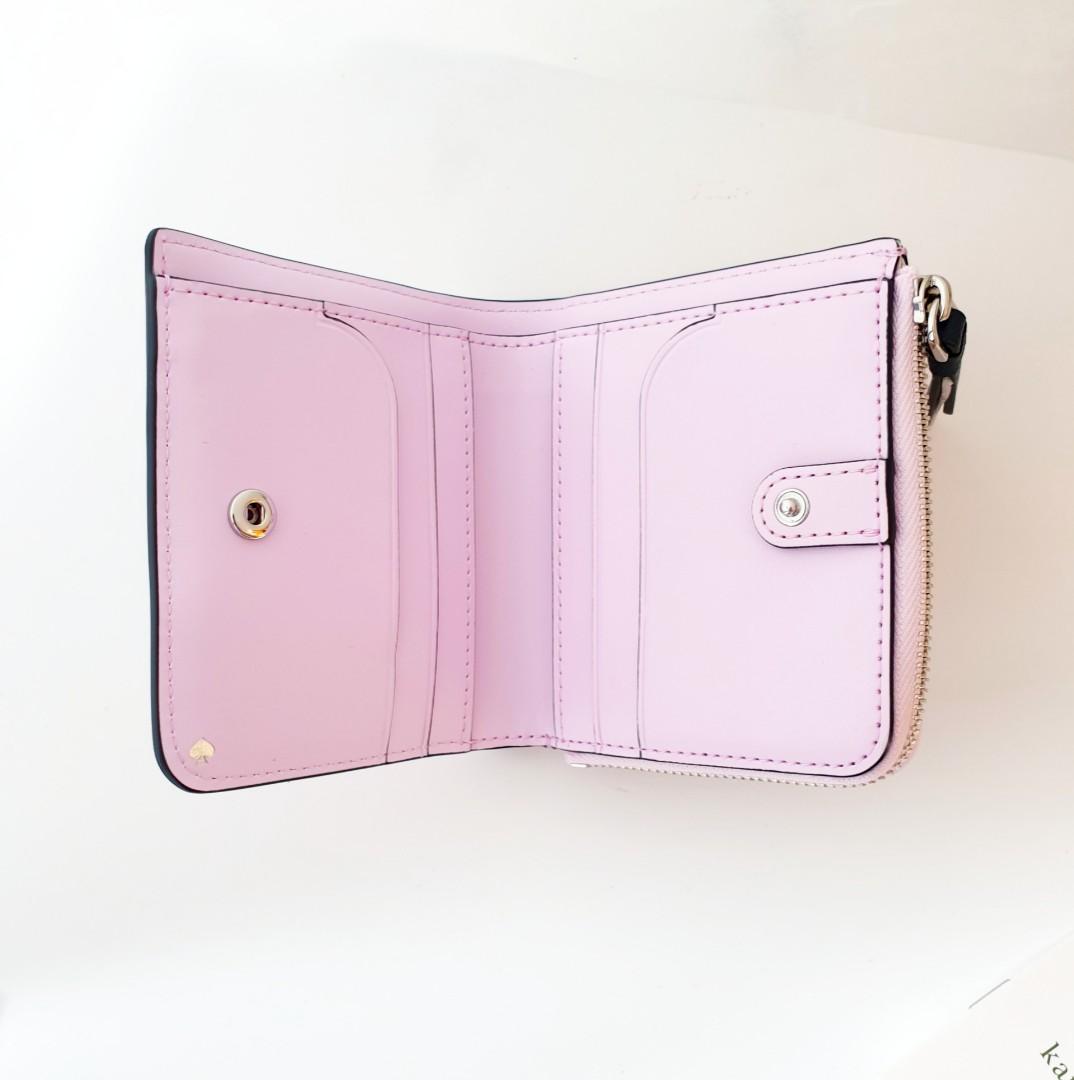 Kate Spade Small L Zip Bilfold Cameron Grand Flora Wallet includes kate spade receipt Women s Fashion Bags Wallets Purses Pouches on Carousell